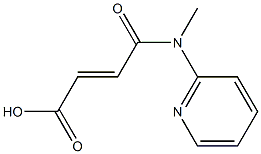 3-[methyl(pyridin-2-yl)carbamoyl]prop-2-enoic acid 结构式