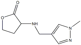 3-{[(1-methyl-1H-pyrazol-4-yl)methyl]amino}oxolan-2-one 结构式