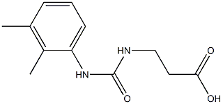 3-{[(2,3-dimethylphenyl)carbamoyl]amino}propanoic acid 结构式