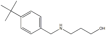 3-{[(4-tert-butylphenyl)methyl]amino}propan-1-ol 结构式