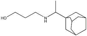 3-{[1-(adamantan-1-yl)ethyl]amino}propan-1-ol 结构式