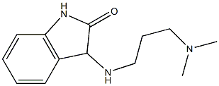 3-{[3-(dimethylamino)propyl]amino}-2,3-dihydro-1H-indol-2-one 结构式