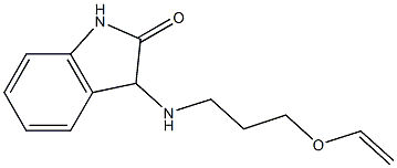 3-{[3-(ethenyloxy)propyl]amino}-2,3-dihydro-1H-indol-2-one 结构式