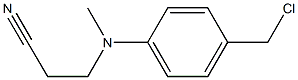 3-{[4-(chloromethyl)phenyl](methyl)amino}propanenitrile 结构式