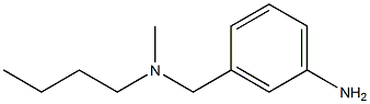 3-{[butyl(methyl)amino]methyl}aniline 结构式
