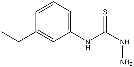 3-amino-1-(3-ethylphenyl)thiourea 结构式