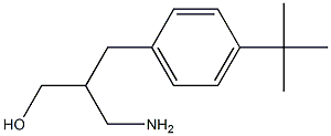 3-amino-2-[(4-tert-butylphenyl)methyl]propan-1-ol 结构式