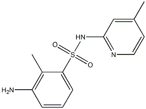 3-amino-2-methyl-N-(4-methylpyridin-2-yl)benzene-1-sulfonamide 结构式