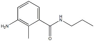 3-amino-2-methyl-N-propylbenzamide 结构式