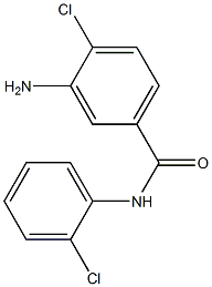 3-amino-4-chloro-N-(2-chlorophenyl)benzamide 结构式