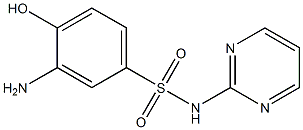 3-amino-4-hydroxy-N-(pyrimidin-2-yl)benzene-1-sulfonamide 结构式