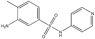 3-amino-4-methyl-N-(pyridin-4-yl)benzene-1-sulfonamide 结构式