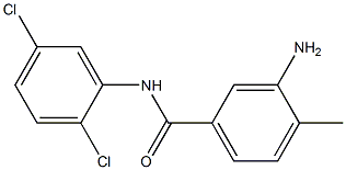 3-amino-N-(2,5-dichlorophenyl)-4-methylbenzamide 结构式