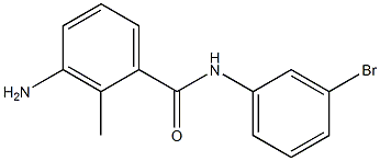 3-amino-N-(3-bromophenyl)-2-methylbenzamide 结构式