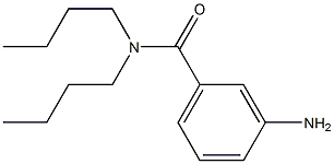 3-amino-N,N-dibutylbenzamide 结构式