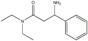 3-amino-N,N-diethyl-3-phenylpropanamide 结构式