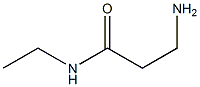 3-amino-N-ethylpropanamide 结构式