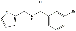 3-bromo-N-(2-furylmethyl)benzamide 结构式