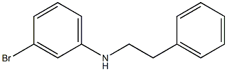 3-bromo-N-(2-phenylethyl)aniline 结构式