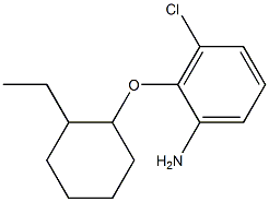 3-chloro-2-[(2-ethylcyclohexyl)oxy]aniline 结构式