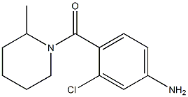 3-chloro-4-[(2-methylpiperidin-1-yl)carbonyl]aniline 结构式