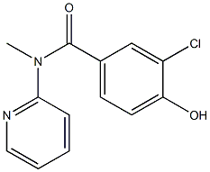 3-chloro-4-hydroxy-N-methyl-N-(pyridin-2-yl)benzamide 结构式