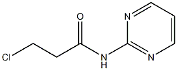 3-chloro-N-pyrimidin-2-ylpropanamide 结构式