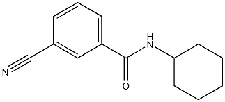 3-cyano-N-cyclohexylbenzamide 结构式