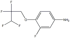 3-fluoro-4-(2,2,3,3-tetrafluoropropoxy)aniline 结构式