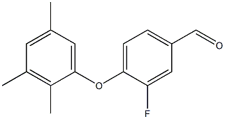 3-fluoro-4-(2,3,5-trimethylphenoxy)benzaldehyde 结构式