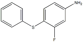 3-fluoro-4-(phenylsulfanyl)aniline 结构式