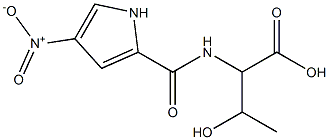 3-hydroxy-2-[(4-nitro-1H-pyrrol-2-yl)formamido]butanoic acid 结构式