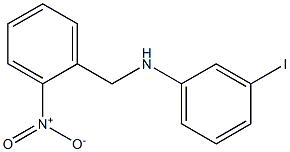 3-iodo-N-[(2-nitrophenyl)methyl]aniline 结构式