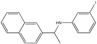 3-iodo-N-[1-(naphthalen-2-yl)ethyl]aniline 结构式