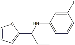 3-iodo-N-[1-(thiophen-2-yl)propyl]aniline 结构式