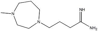 4-(4-methyl-1,4-diazepan-1-yl)butanimidamide 结构式