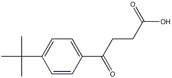 4-(4-tert-butylphenyl)-4-oxobutanoic acid 结构式