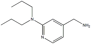 4-(aminomethyl)-N,N-dipropylpyridin-2-amine 结构式