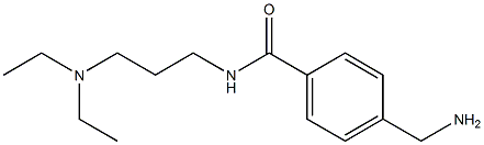 4-(aminomethyl)-N-[3-(diethylamino)propyl]benzamide 结构式