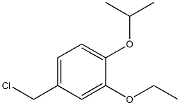 4-(chloromethyl)-2-ethoxy-1-(propan-2-yloxy)benzene 结构式