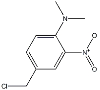 4-(chloromethyl)-N,N-dimethyl-2-nitroaniline 结构式