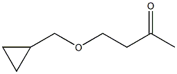 4-(cyclopropylmethoxy)butan-2-one 结构式