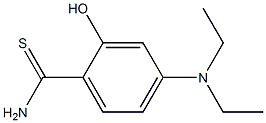 4-(diethylamino)-2-hydroxybenzenecarbothioamide 结构式