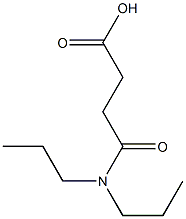 4-(dipropylamino)-4-oxobutanoic acid 结构式