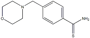 4-(morpholin-4-ylmethyl)benzenecarbothioamide 结构式