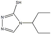 4-(pentan-3-yl)-4H-1,2,4-triazole-3-thiol 结构式