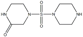 4-(piperazine-1-sulfonyl)piperazin-2-one 结构式