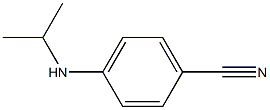 4-(propan-2-ylamino)benzonitrile 结构式