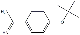 4-(tert-butoxy)benzene-1-carboximidamide 结构式