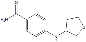 4-(thiolan-3-ylamino)benzamide 结构式